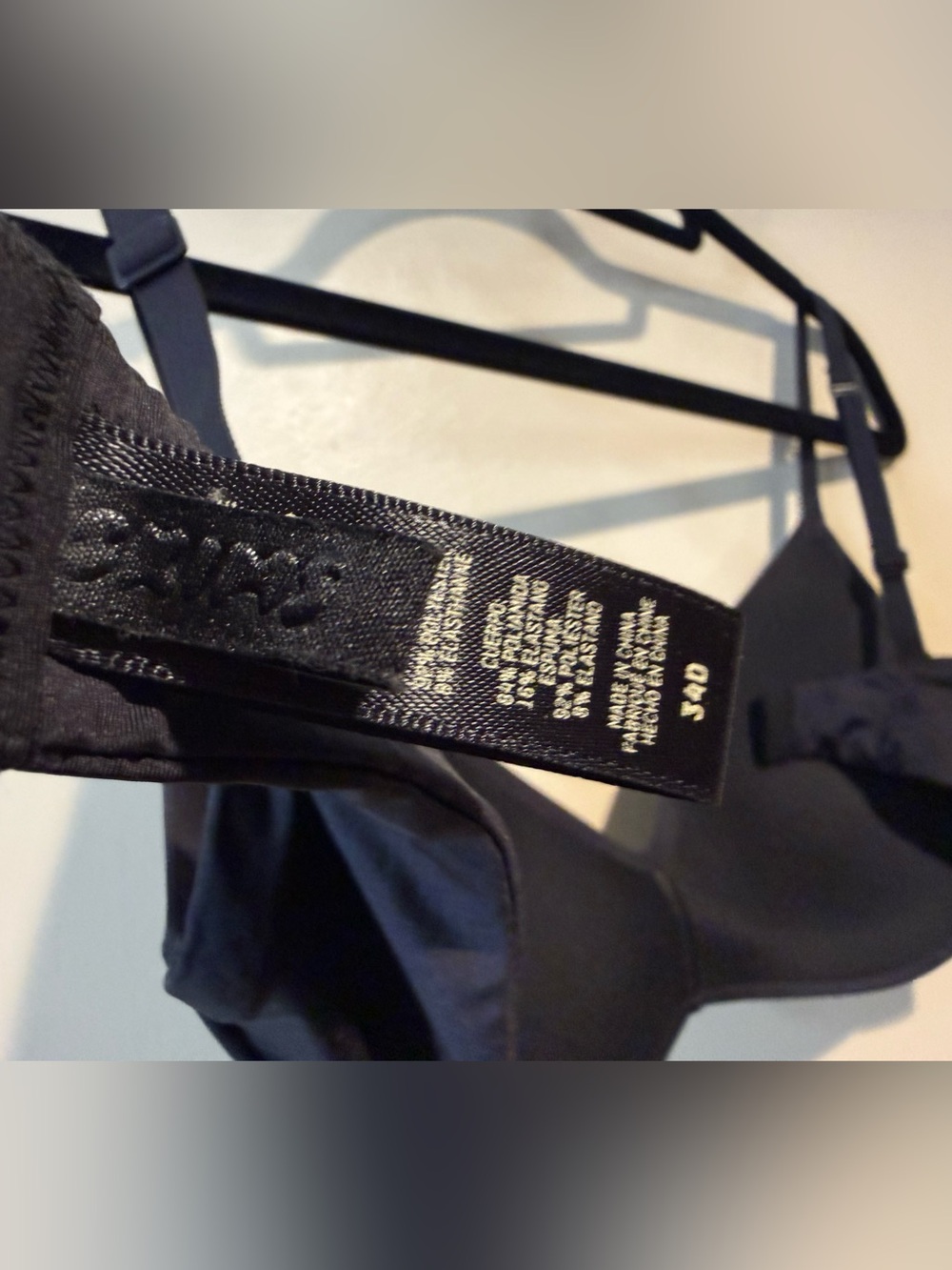 SKIMS Wireless Form T-Shirt Demi Bra Onyx Black 34D - Picture 7 of 7